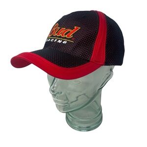 Vintage 2001 Bud Racing Men's Adjustable Embroidered Hook & Loop Hat